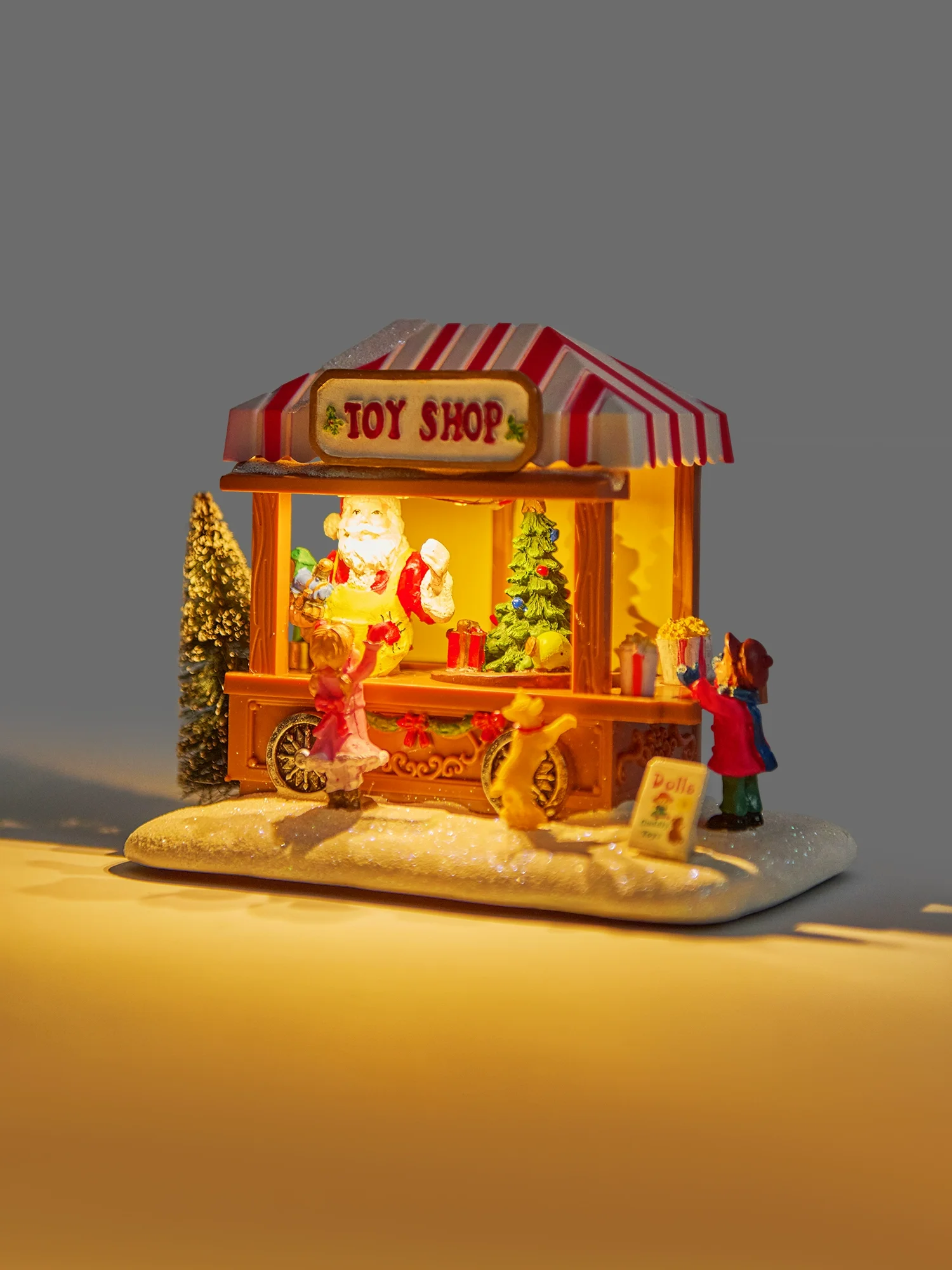 عيد الميلاد الإبداعية زخرفة صندوق تشغيل الموسيقى هدية عيد الميلاد