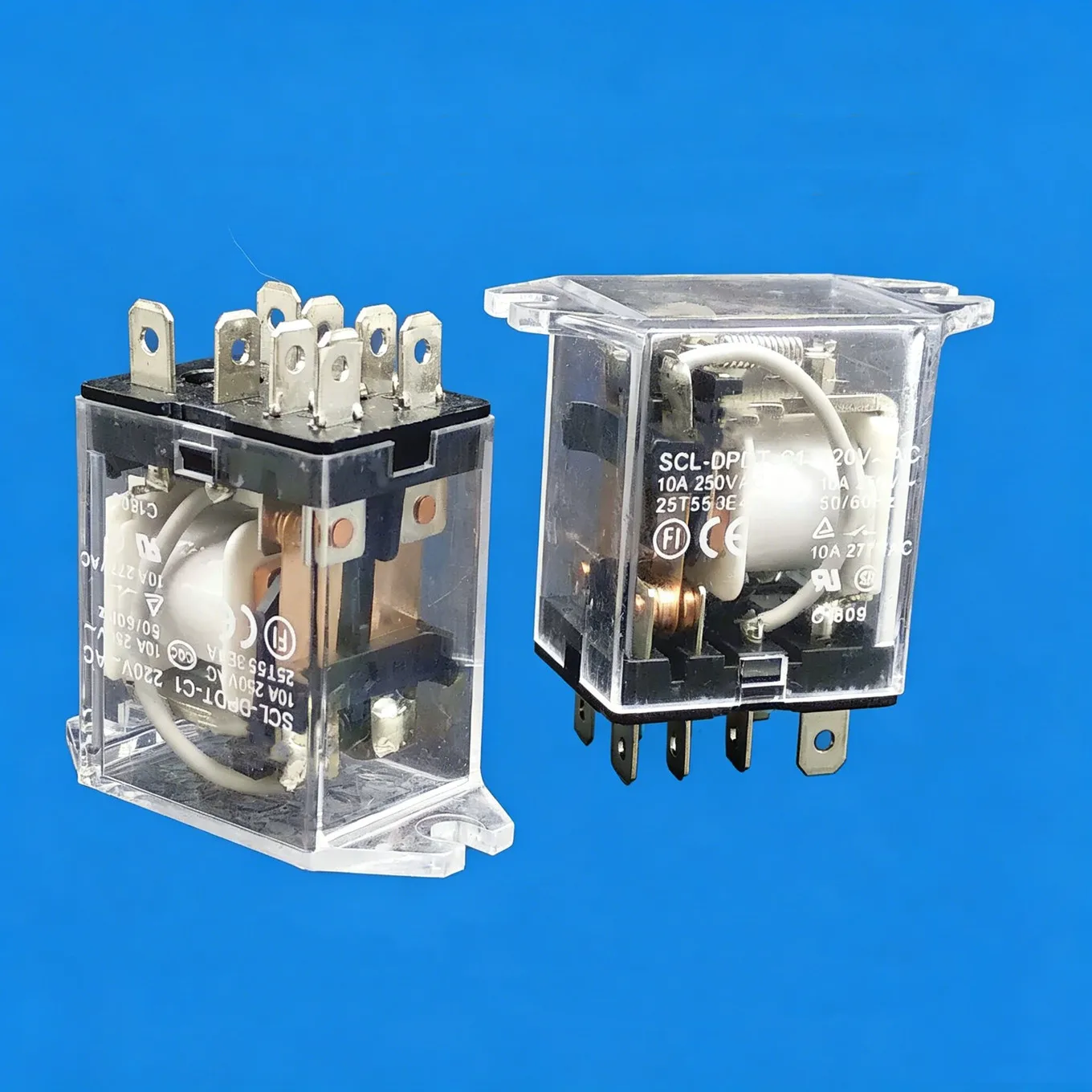 Original new 100% SCL-DPDT-C1 220VAC relay 10A 8pin 220V