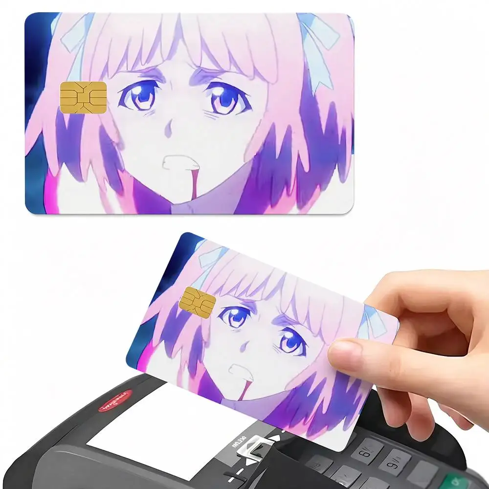 Mamika Kirameki Re Creators Card Sticker Cartoon Art Credit Card Skin Anti Scratch Bank Debit Card Decal
