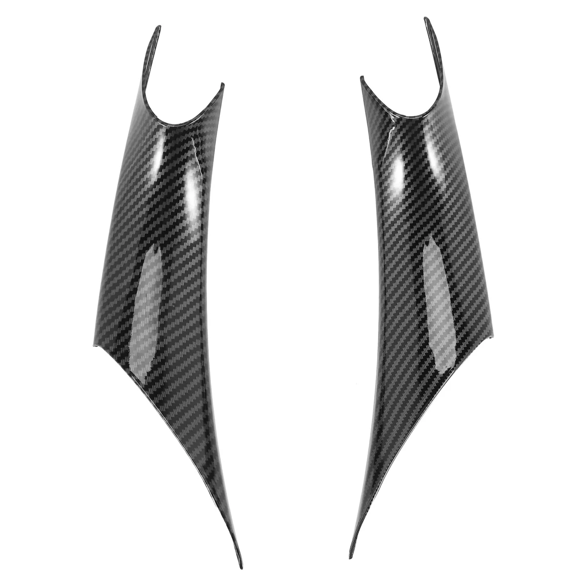 

2Pcs ABS Interior Door Handle Pull Protective Cover for -BMW 3 4 Series 3 Series GT F30 F35 2013-2019 Carbon Fiber StyleJAS