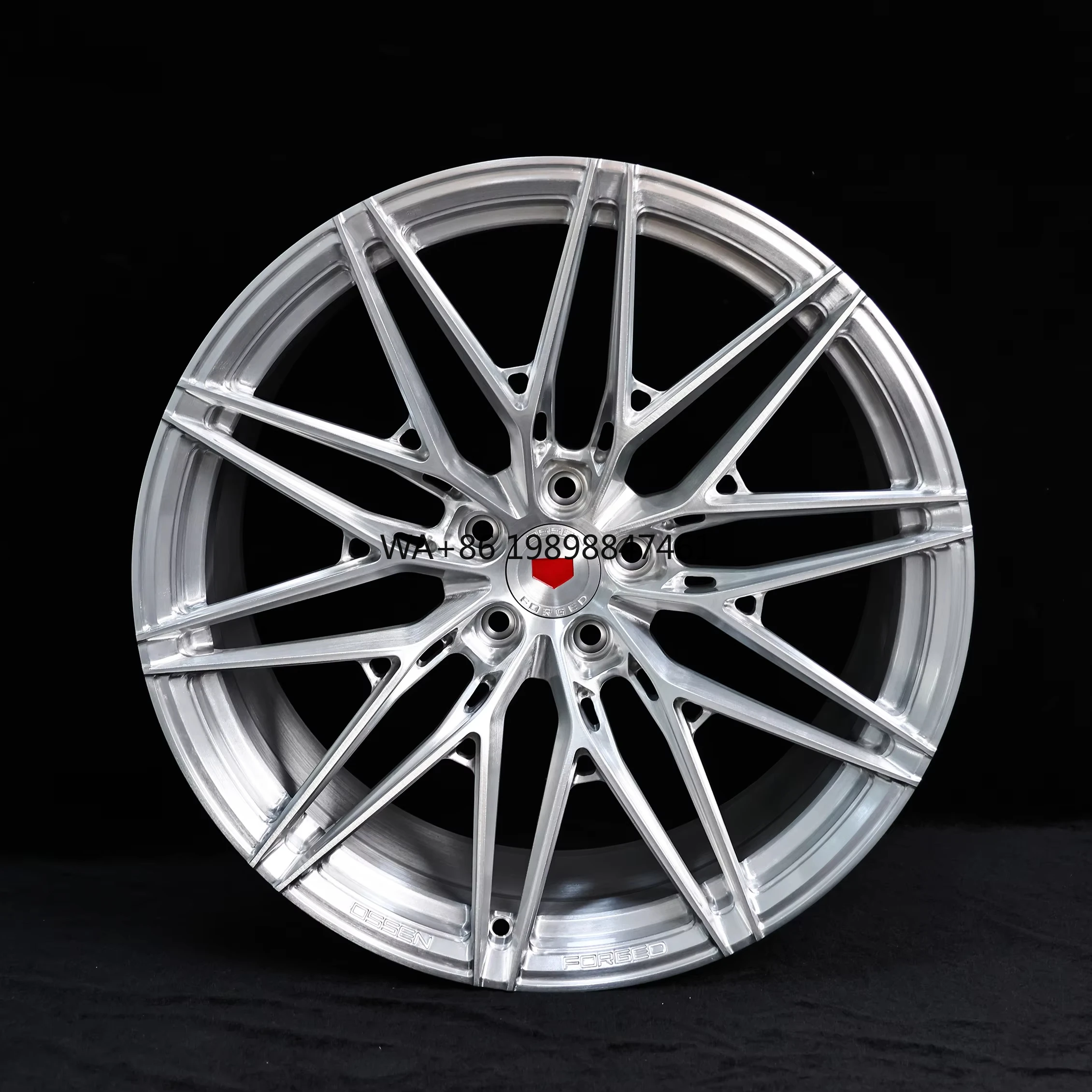 

"Premium Silver Forged Car Rims 18/19/20 Aluminum Wheels 20mm-40mm ET 100mm PCD Hollow-carved Design New Vose*n Brand"