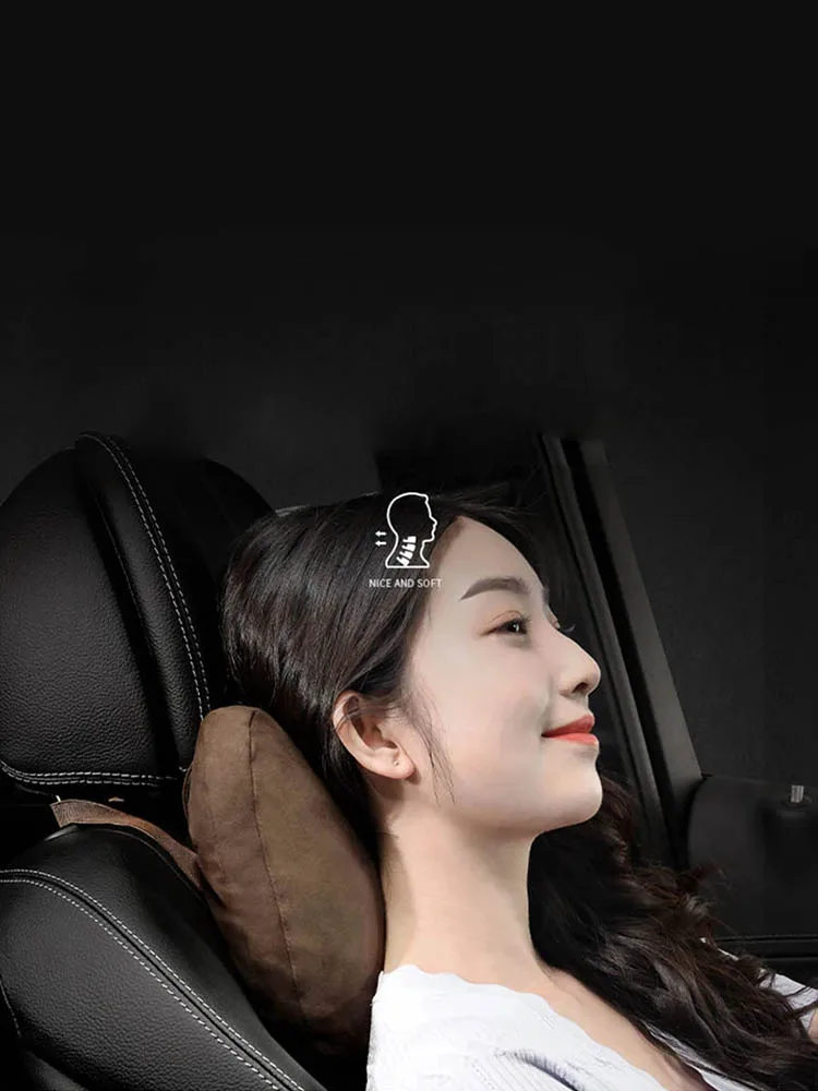 Top Quality Car Headrest Neck Support Seat / Maybach Design S Class Soft Universal Adjustable Car Neck Pillow Waist pillow