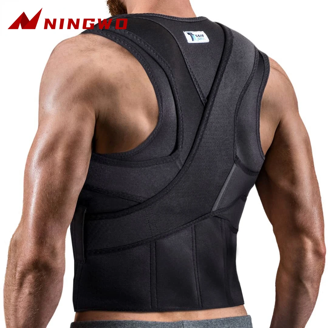 Back Posture Corrector Shoulder Support Belt Upper and Lower Back Pain Relief Improve Spine Clavicle Brace Posture Vest