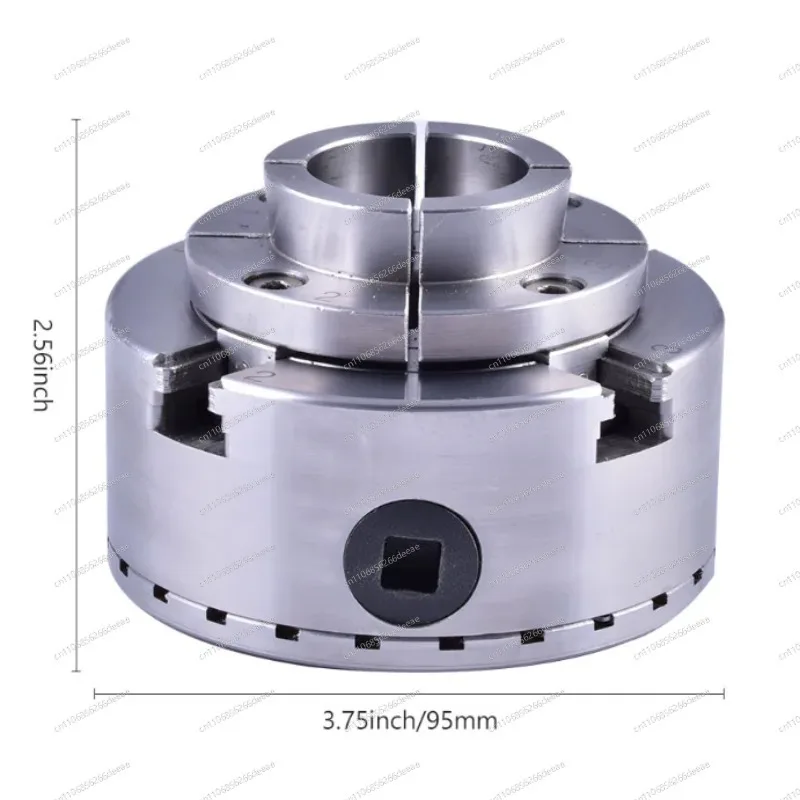 Woodworking Lathe Chuck – Self-centering 4-Jaw KP96/KP125, 4/5 Inch Outer Support Round Claw for Precise Workpiece Holding