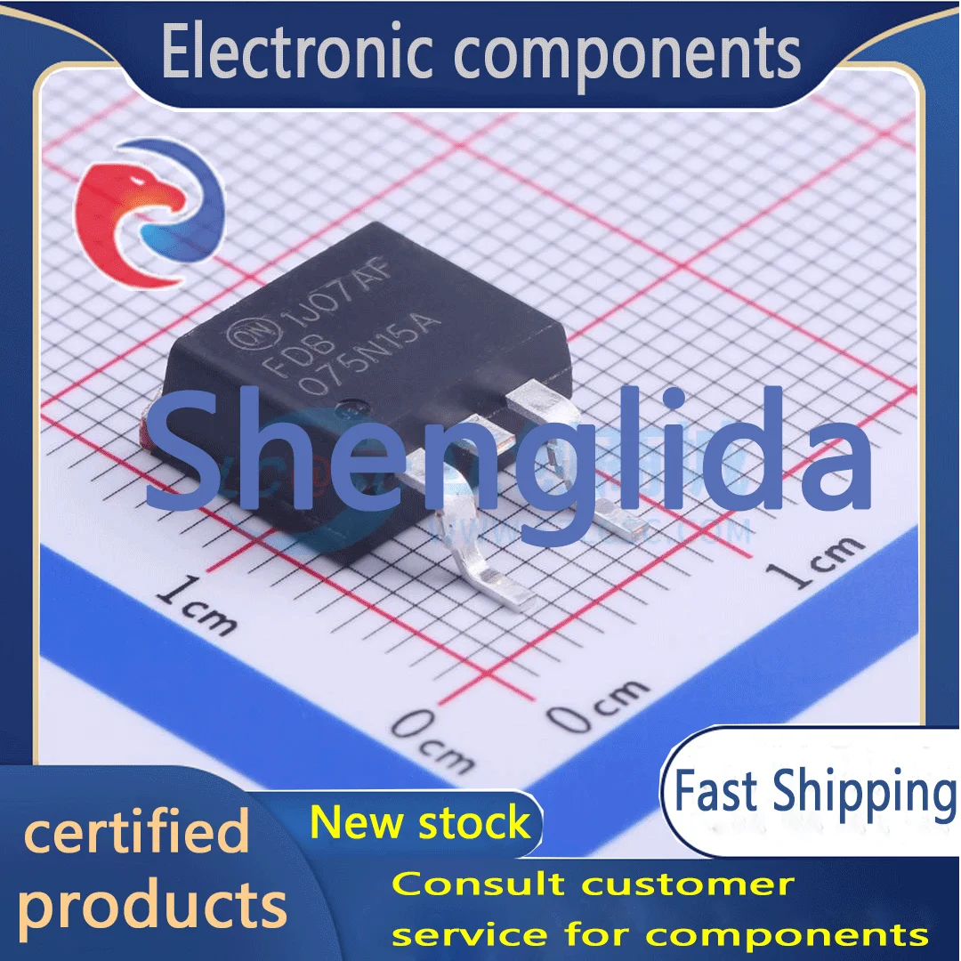 FDB075N15A package TO-263-2 field-effect transistor (MOSFET) brand new in stock 1PCS