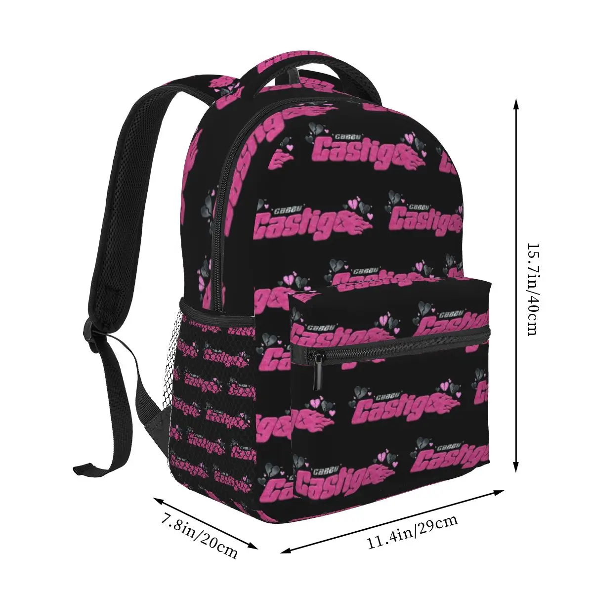 Singer Cazzu Tour Merch Backpack Student Boys Girls BookBag Children School Bag Computer Shoulder Bags for Men Women