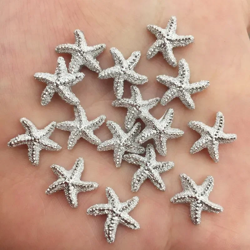 60pcs resina colorata Kawaii Starfish Flatback Mini Star strass Applique fai da te matrimonio Scrapbook accessori gioielli Craft F906