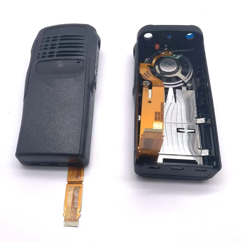 Set Walkie-Talkie Front Cover Case Housing Shell with Horn Volume Channel Knobs for Motorola Radio PRO5150 Repair Accessories