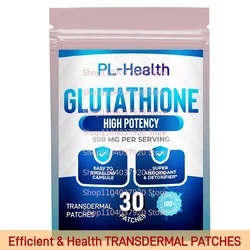 Glutathione Plus Transdermal Patches Superior Absorption and Efficacy - 30 Patches 30 Days Supply