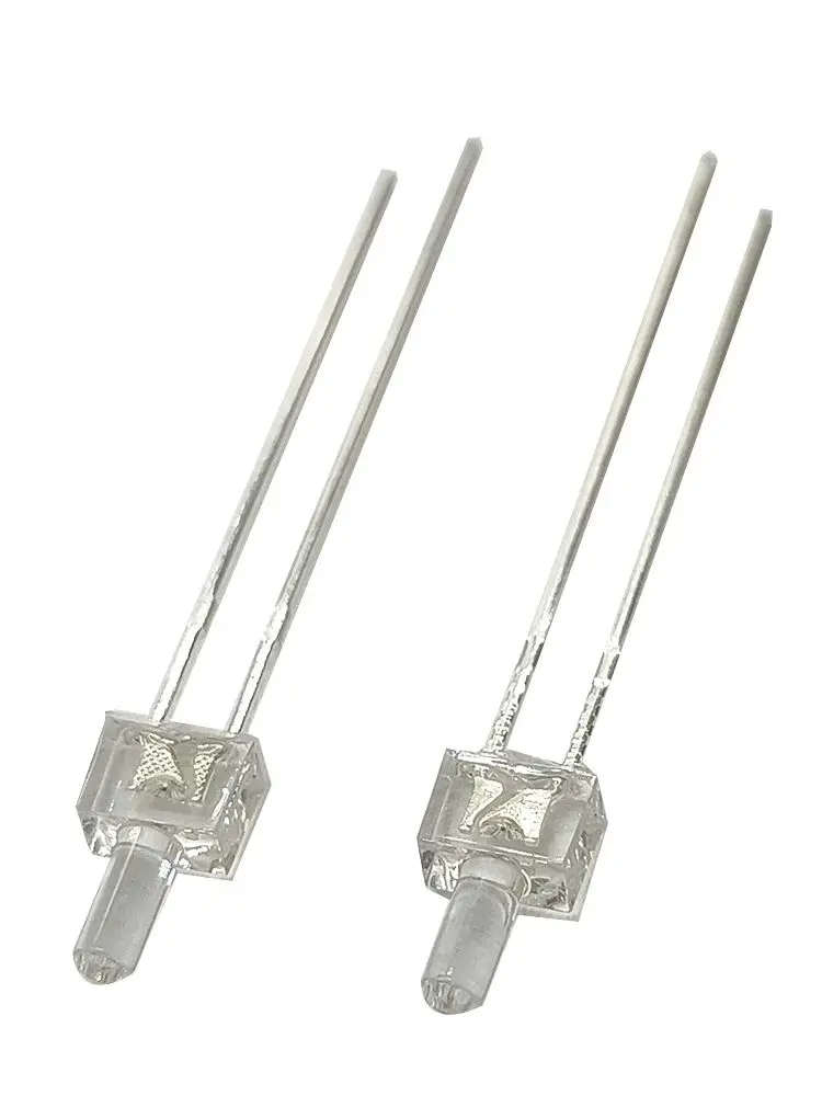 100pcs Multicolor 2mm Flat Top Led Diffused/Water Clear Red Yellow Blue Green White Orange LED Light Lamp