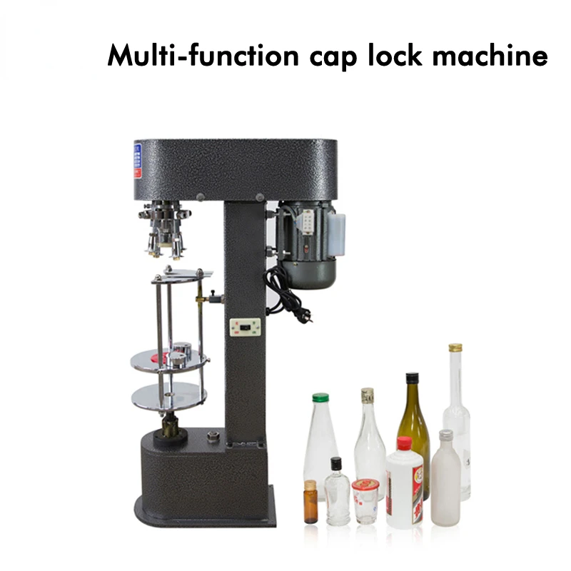 SK-40 Electric Bottle Cap Capping Sealing Machine Single Head Capper Metal Aluminum Cover Locking Sealing Machine 220V 1PC