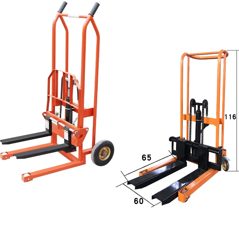 Material Lift Winch Stacker Pallet Truck Dolly Lift Table Fork Lift Swivel Casters Multiple Combinations are Available