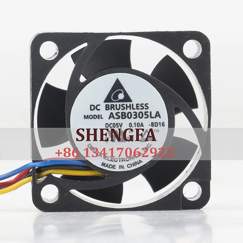

Delta 12V 24V 48V DC5V 0.1A AC EC 3010 30X30X10MM 3CM notebook ultra-quiet speed measurement inverter ASB0305LA-BD16 cooling fan