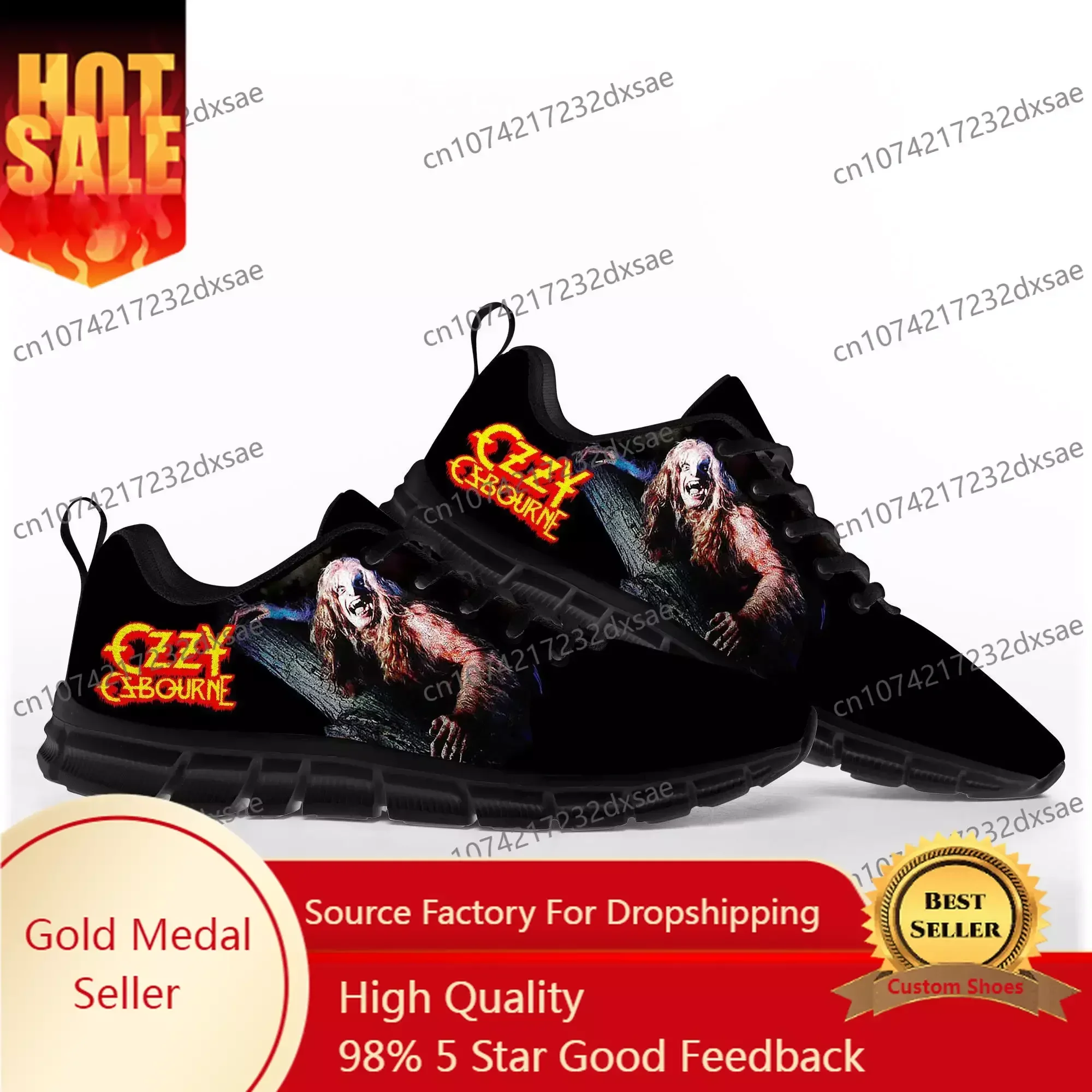 

Ozzy Metal Rock Singer Osbourne Sports Shoes Mens Womens Teenager Kids Children Sneakers Casual Custom High Quality Couple Shoes