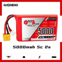 GAONENG GNB 5000mAh 2S1P 7.4V 5C Lipo Battery For Radiomaster TX16S Transmitter Remote Control RC FPV Racing Drone Parts