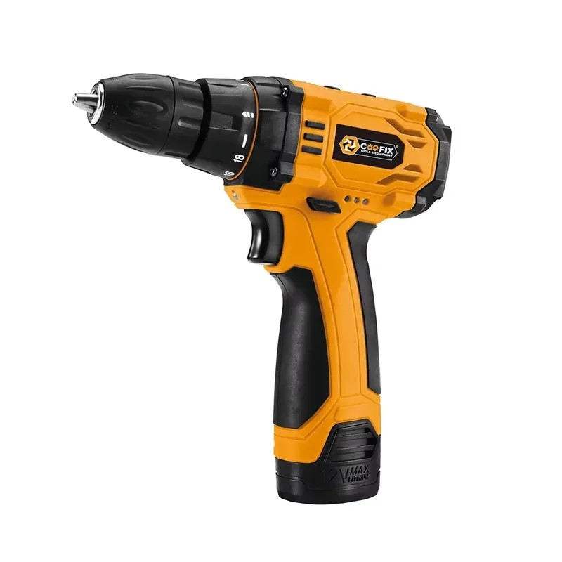 【CHIMU HOME】 12V Cordless Drill Driver with 2-Speed Gear and Impact Function for DIY Projects