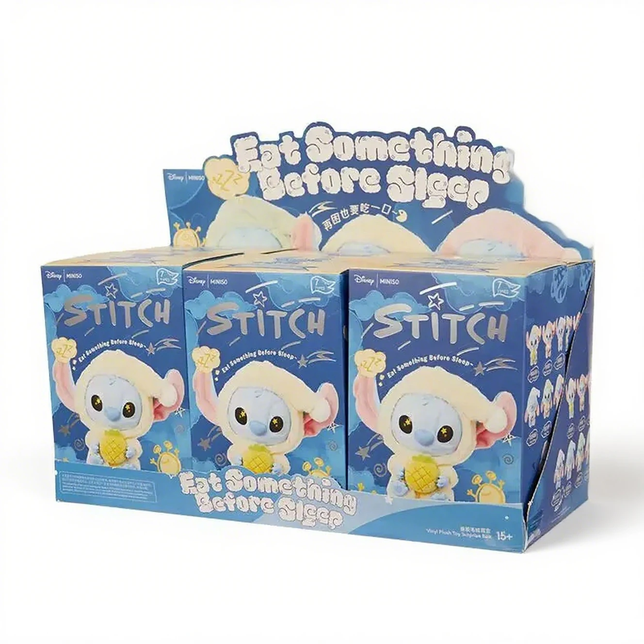 ตุ๊กตาไวนิลลิโล่แอนด์สติทช์ จี้ห้อยกระเป๋า ดิสนีย์ บลายด์บ็อกซ์ สติทช์ชุดนอน จี้ห้อยน่ารัก ของตกแต่งบ้าน ของขวัญวันเกิดสำหรับเด็กผู้หญิง