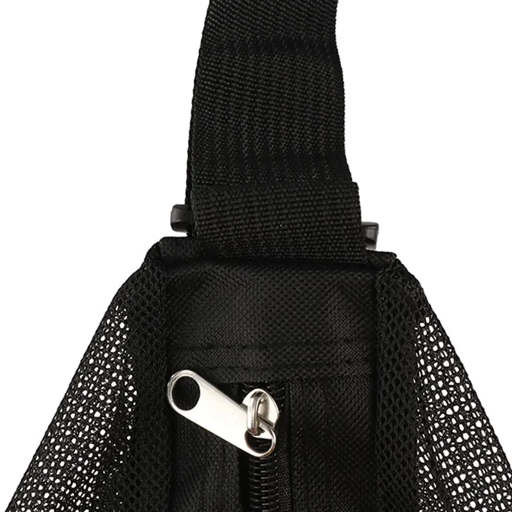 

Adjustable Football Storage Backpack Multifunctional Portable Mesh Basketball Shoulder Bag Metal Zipper Lightweight