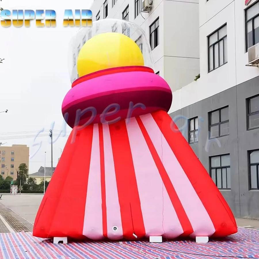 Dibujos animados publicitarios personalizados, gran cara sonriente de dibujos animados inflables para decoración de empresa