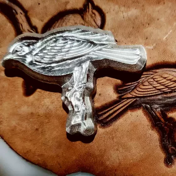 

bird 3 design diy handworking leather embossing die mold Hand-work unique leather carving stamp