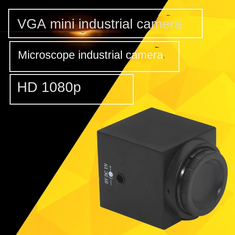 High definition 2 million pixel VGA industrial camera CCD microscope projector camera built-in crosshair adjustable