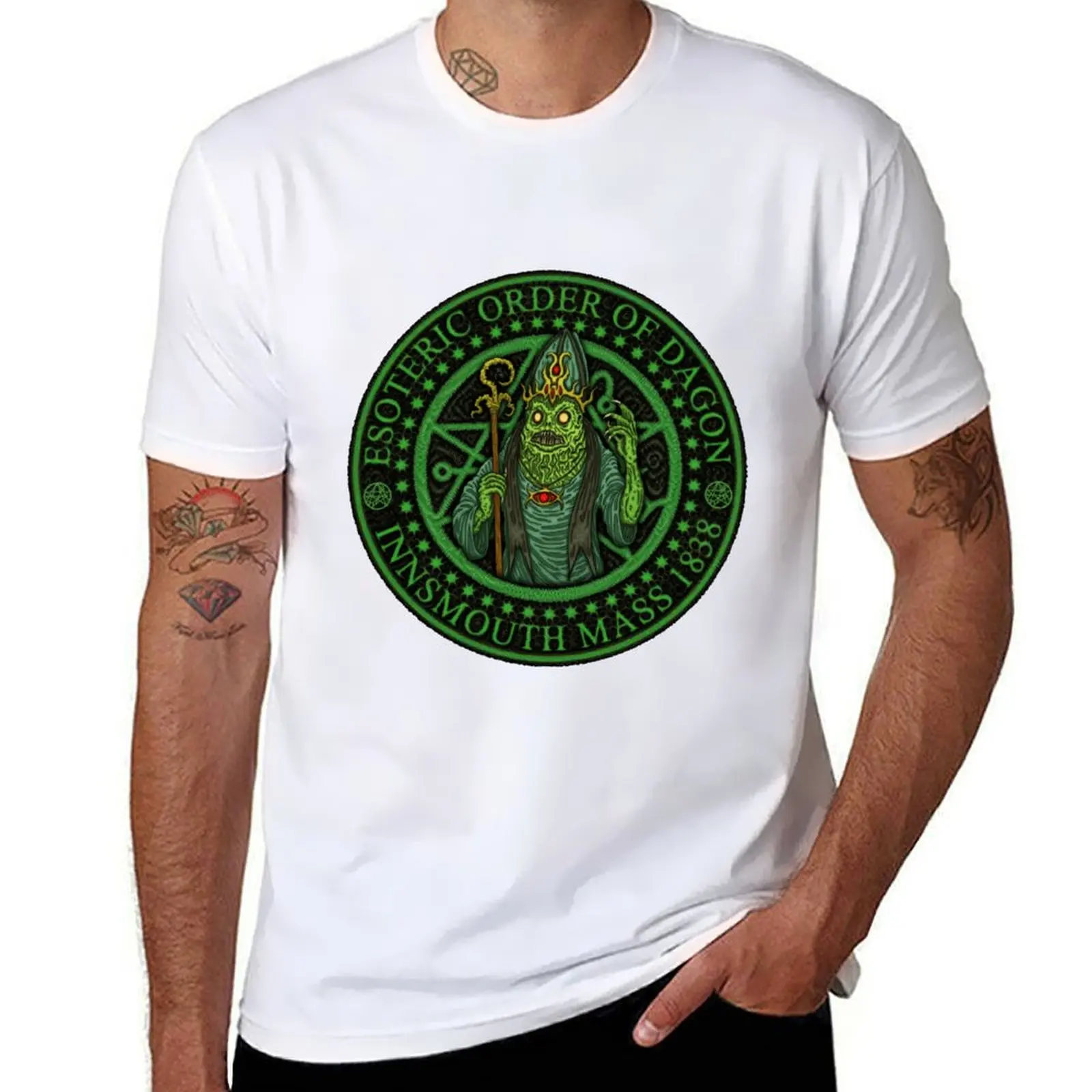 Esoteric Order of Dagon - Azhmodai 2019 T-Shirt t shirt man cotton t shirt for man T-Shirt