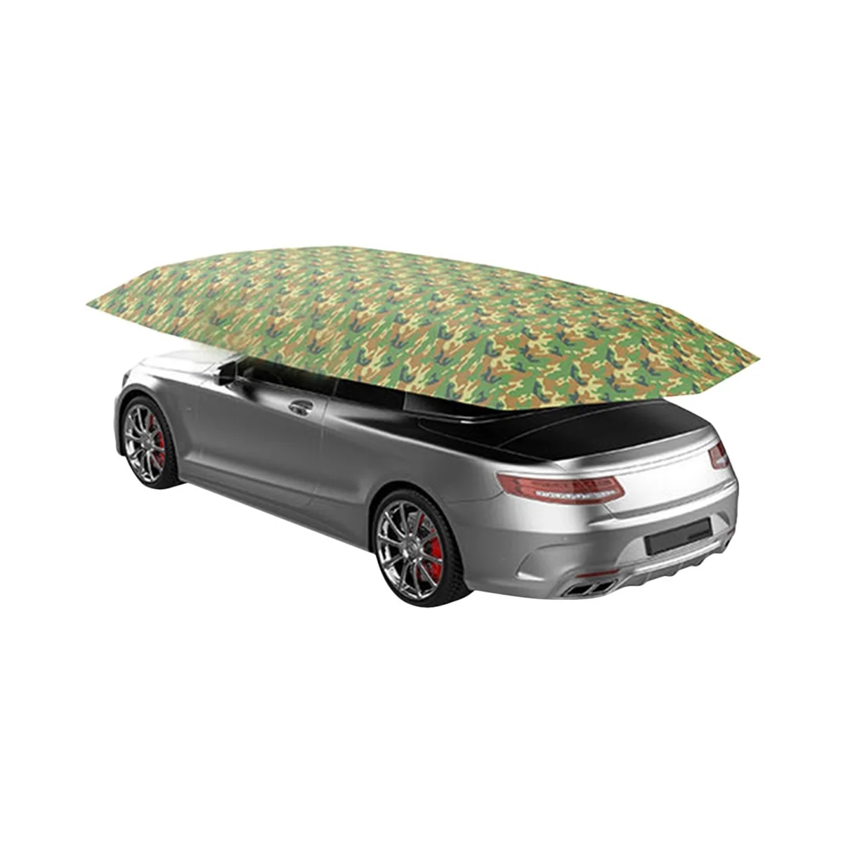 Camouflage Car Sun Shade Durable Car Windshield Sun Car Umbrella Sun Shade Cover Outdoor Car Vehicle Tent Anti-UV