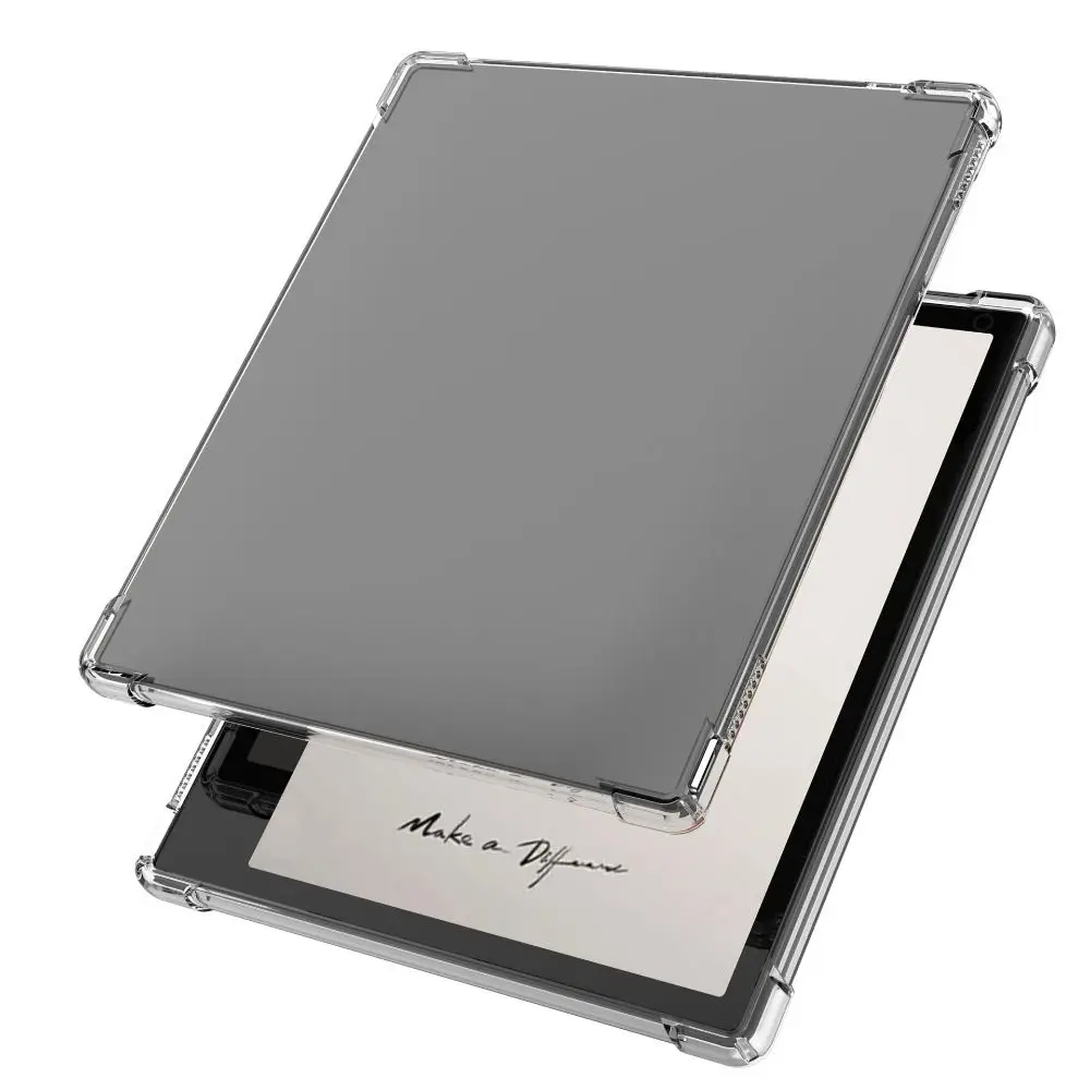 Professional Transparent 7 inch e-Reader Case Shockproof TPU Protective Shell Soft Lightweight Back Cover for Onyx Boox GO Color