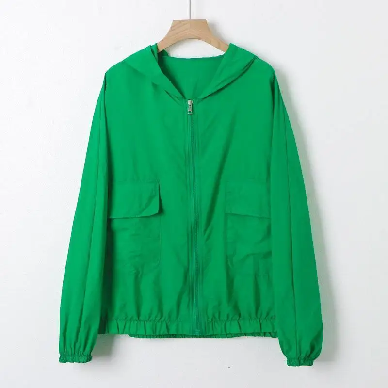 

Women Summer Jacket Short Sunscreen Clothing Breathable Versatile Student Korean Loose Casual Sunscreen Outerwear Female Tops