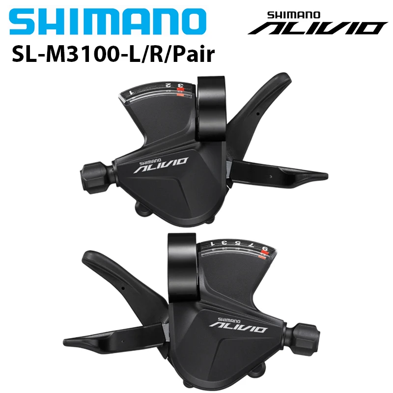 Shimano Alivio SL M3100 3x9 27Speed SL-M3100 RAPIDFIRE PLUS Mountain Bike Shifters MTB Bicycle Shifter Lever  Left 3S Right 9S