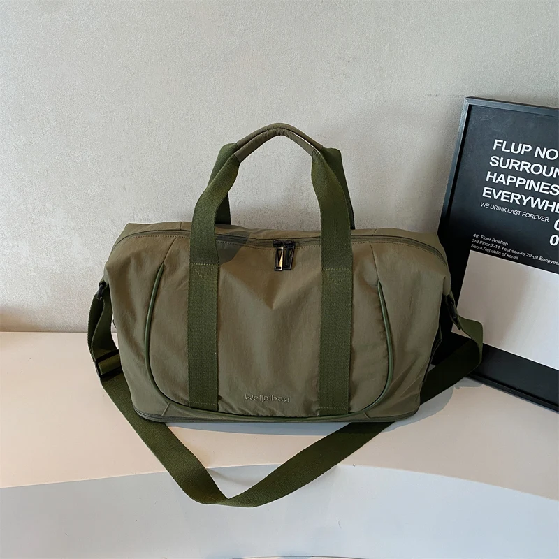 

Классическая однотонная модная дорожная сумка Оксфорд, новинка 2026, хит продаж, универсальная сумка большой вместимости, повседневная сумка через плечо Bolsas