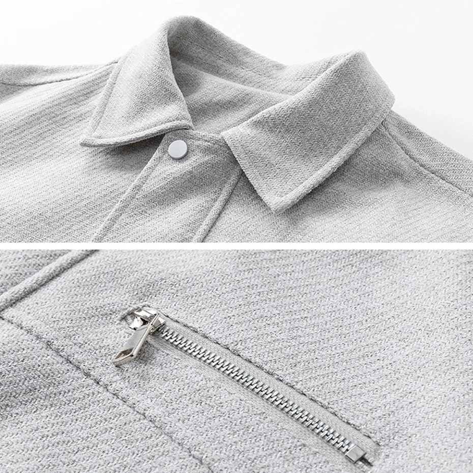 9XL Plsu Size Cargo Jacket Men Lapel Coat Fashion Casual Colid Color Jacket Male O-neck Coat Big Size 9XL