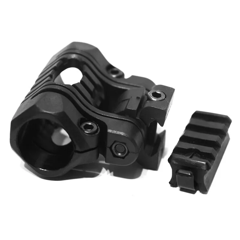 Taktische Schnelle Helm Licht Clip Anblick Halterung 25,4mm Quick Release Offset Taschenlampe Halterung Jagd Airsoft Zubehör