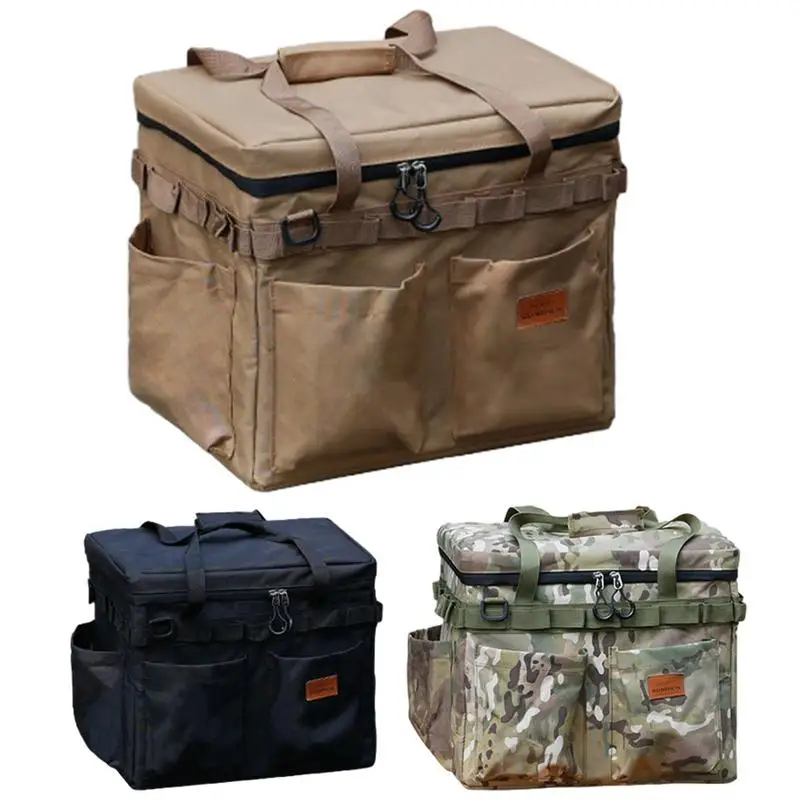 

Outdoor Picnic Bag Waterproof Camping Travel Organizer Bag Portable Food Camping Storage Bag Large Capacity Storage Tote Bag