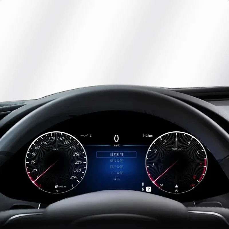 12.3 بوصة LCD عداد السرعة لوحة القيادة العنقودية لفئة W176 GLA CLA C117 مجموعة الأدوات الافتراضية 2015-2018 #2