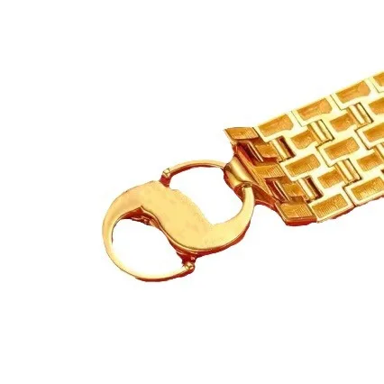 AU999 bracciale drago d\'oro da uomo catena da polso in oro reale 24 carati oro puro modello drago atmosferico gioielli a catena Boss