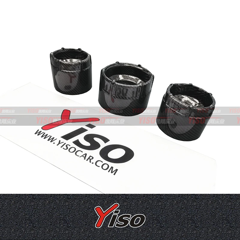 مناسبة لتعديل ماسورة العادم وأنابيب العادم المعدلة من ألياف الكربون YISO FL5 TYPER