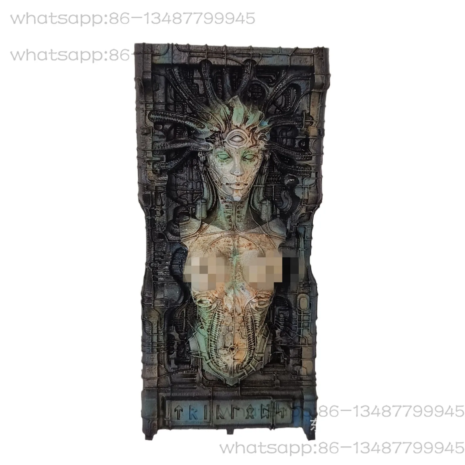 

Подвеска ручной работы из смолы скульптуры королевы специальной формы, украшение стены на Хэллоуин