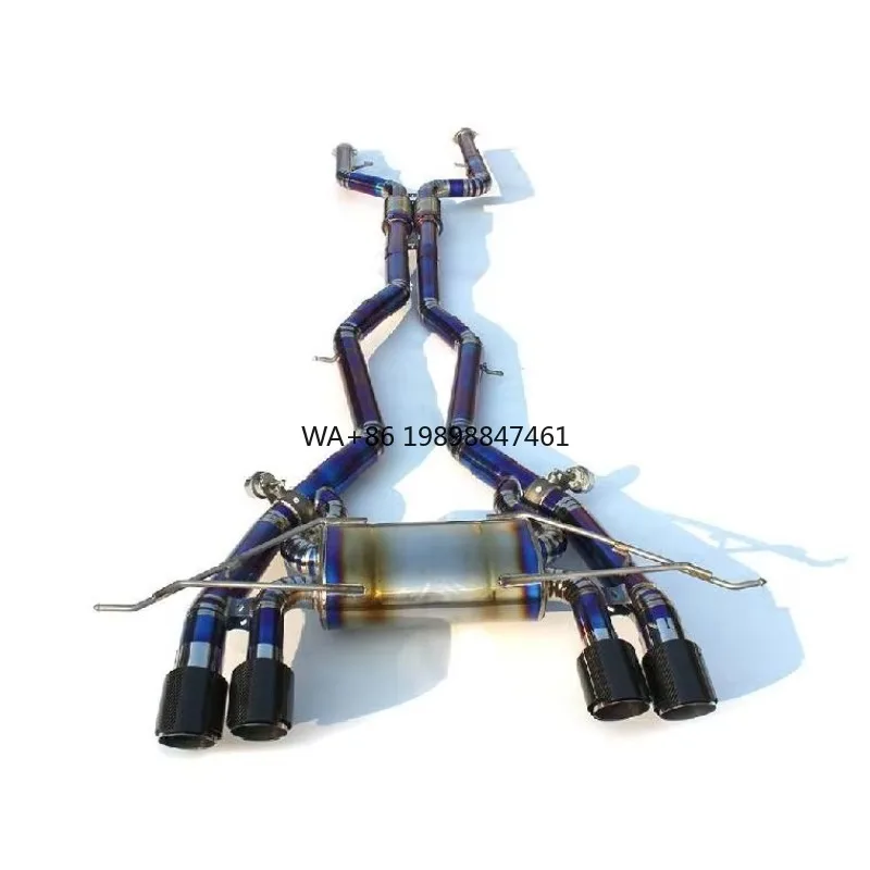 

For BMW M3 G80 M4 G82 Exhaust Muffler Titanium Alloy Racing Catback with Sound Wave Customizable Catback Exhaust for Vehicles