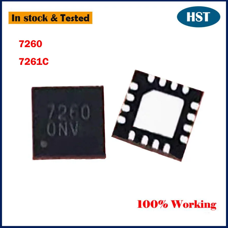 5PCS/LOT New Original GS7260TQ GS7260 7260 GS7261CTQ-R 7261C QFN16 Chip IC Chipset