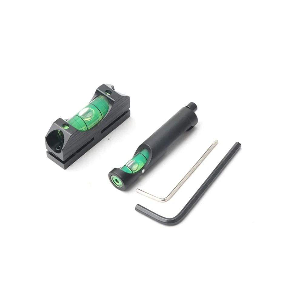 Precision Scope Leveling Kit Magnetic Bubble Level Universal Mounting Tool Reduce Long Distance Errors for Picatinny Rail