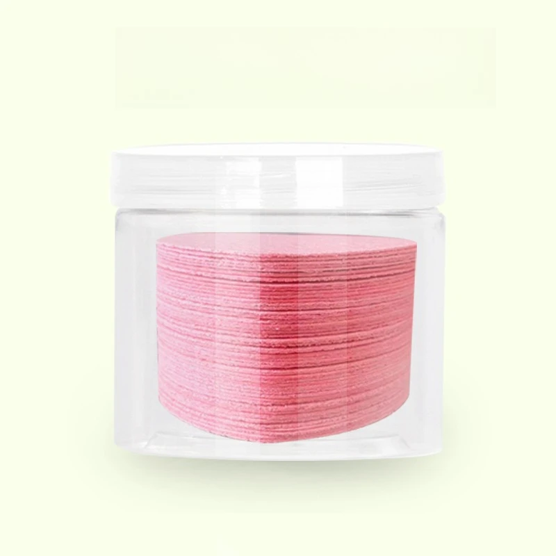 50 قطعة من إسفنجات الوجه على شكل قلب، إسفنجة مضغوطة للوجه، إسفنجة تنظيف الوجه الطبيعية، تنظيف قابل لإعادة الاستخدام والتقشير