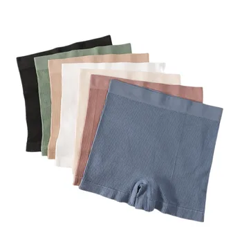 Dikişsiz Külot Kadın Boyshorts Spor İç Giyim Yüksek Rise Külot Bayanlar Güvenlik Şort Pantolon Konfor Kadın Intimates