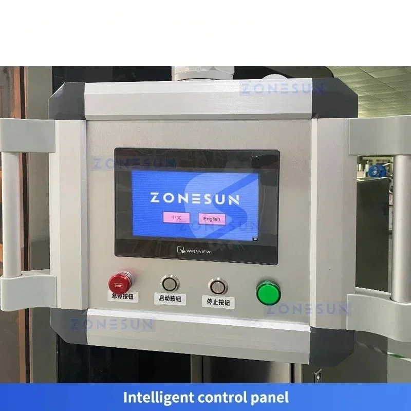 Zonesun Maszyna do napełniania proszkami ślimakowym dozownikiem, pionowa maszyna do formowania, napełniania i zamykania, maszyna do pakowania w saszetki, maszyna do zamykania torebek plastikowych ZS-FSFM6