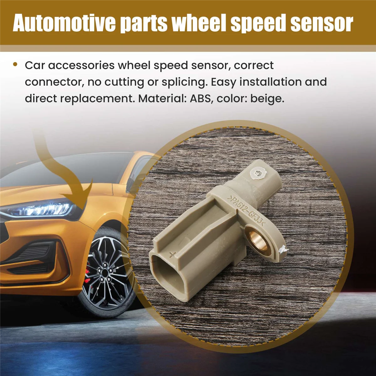 Rad geschwindigkeit sensor abs sensor für fokus mk3 C-MAX kuga transit av6t2b372ec AV6T-2B372-EC