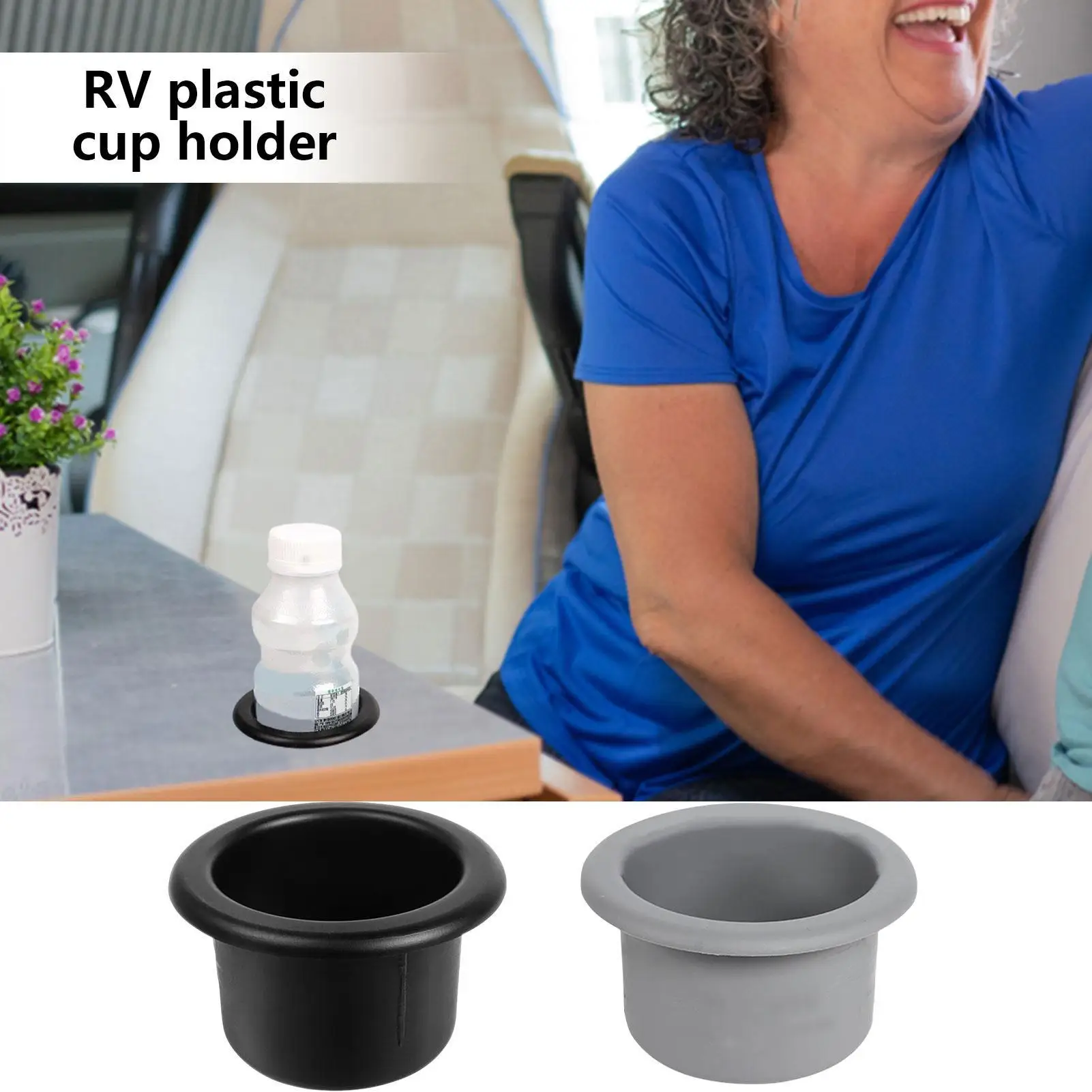Recessed Cup Drink Can Holder For Boat Car Marine RV Table Used To Put Water Cups Drinks Bottles Cup Holders for RV campers