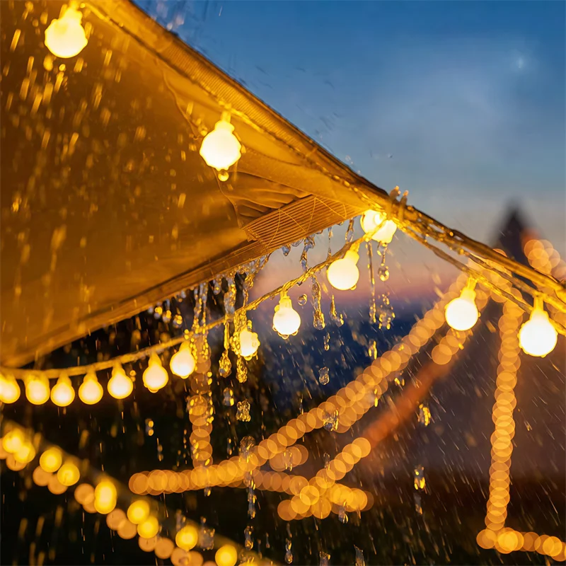 1.5m/3m Christmas Tree Led Fairy Lights Xmas Tree Star Balls Pendants Decor Twinkle Star String Light Wedding Decorations Garden