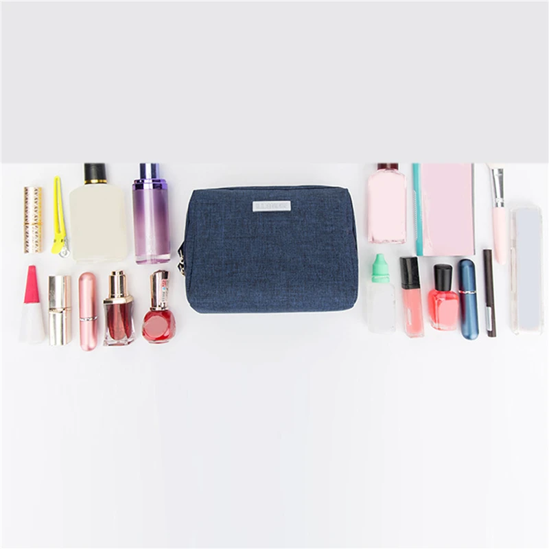 Cationic Hand Holding Mini Solid Color Makeup Bag Large Capacity Waterproof Travel Portable Storage Multi-functional Toiletry