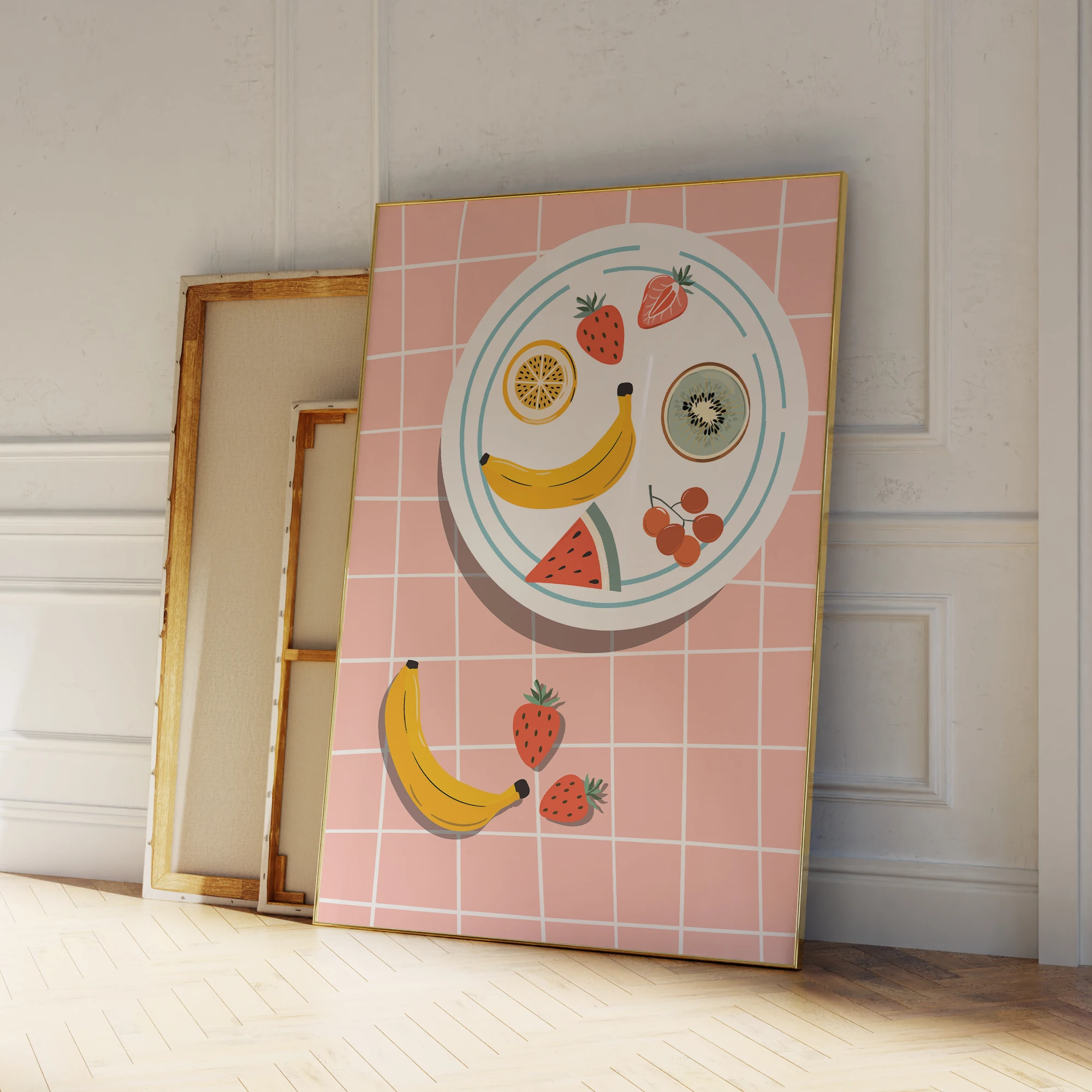 Moderne Obstteller Lebendige Lebensmittel Wand Kunstdrucke Leinwand Malerei Poster Bild Für Wohnzimmer Küche Home Decor