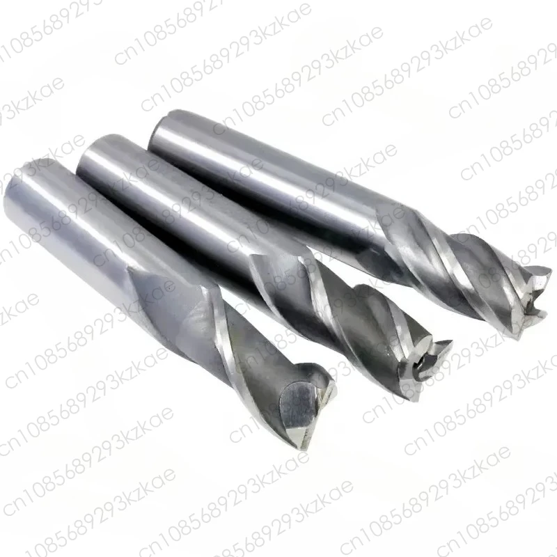 10PCS Set Combined HSS End Mill 4 Flutes High Speed Steel Milling Cutter 1.5mm - 12mm CNC Metal Milling Tools Set